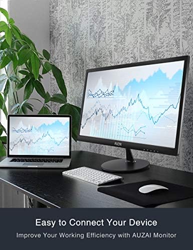 Computer Monitor- AUZAI 21.5 inch 1080p Full HD LED Computer Monitor for Business 75Hz 5ms with VESA Mounting Eye Care Anti Glare Panel Tilt VGA HDMI Port for Laptop PC, Black 9 Computer Monitor- AUZAI 21.5 inch 1080p Full HD LED Computer Monitor for Business 75Hz 5ms with VESA Mounting Eye Care Anti Glare Panel Tilt VGA HDMI Port for Laptop PC, Black