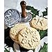 Nordic Ware Holiday Cast Cookie Stamps, Set of 3,Metallic