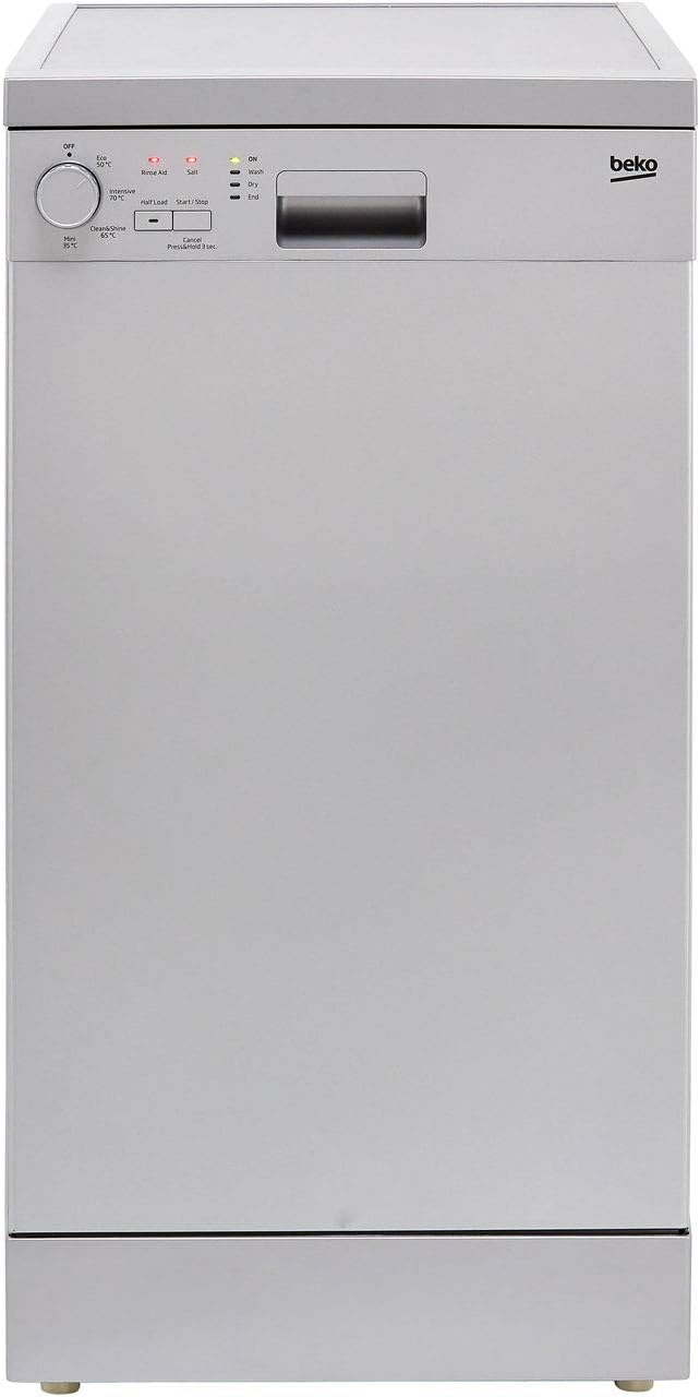 beko slimline dishwasher black