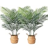 Ferrgoal Artificial Areca Palm Plants 3.6Ft Fake