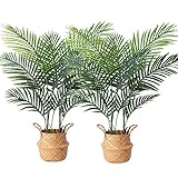 Ferrgoal Artificial Areca Palm Plants 3.6Ft Fake