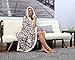 Chic Home Agot BRAND NEW!! Ultra plush sherpa lined Snuggle up animal print hoodie wearable blanket 51