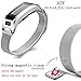 Accessory Bands for Garmin Vivosmart HR, Metal Case with Adjustable Watch Replacement Band Strap for Garmin Vivosmart HR, 6.25'-9.1' Not for Garmin Vivosmart HR+ (No Tracker)