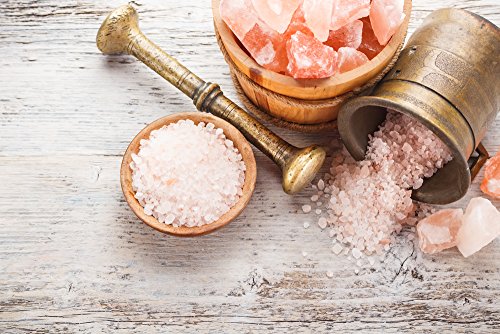 Pure Himalayan Salt, Fine, by Dynamic Chef, Fine Pink Salt, Essential Trace Minerals, Plus RECIPE EBOOK (Fine) 1 lb, 450 g bag