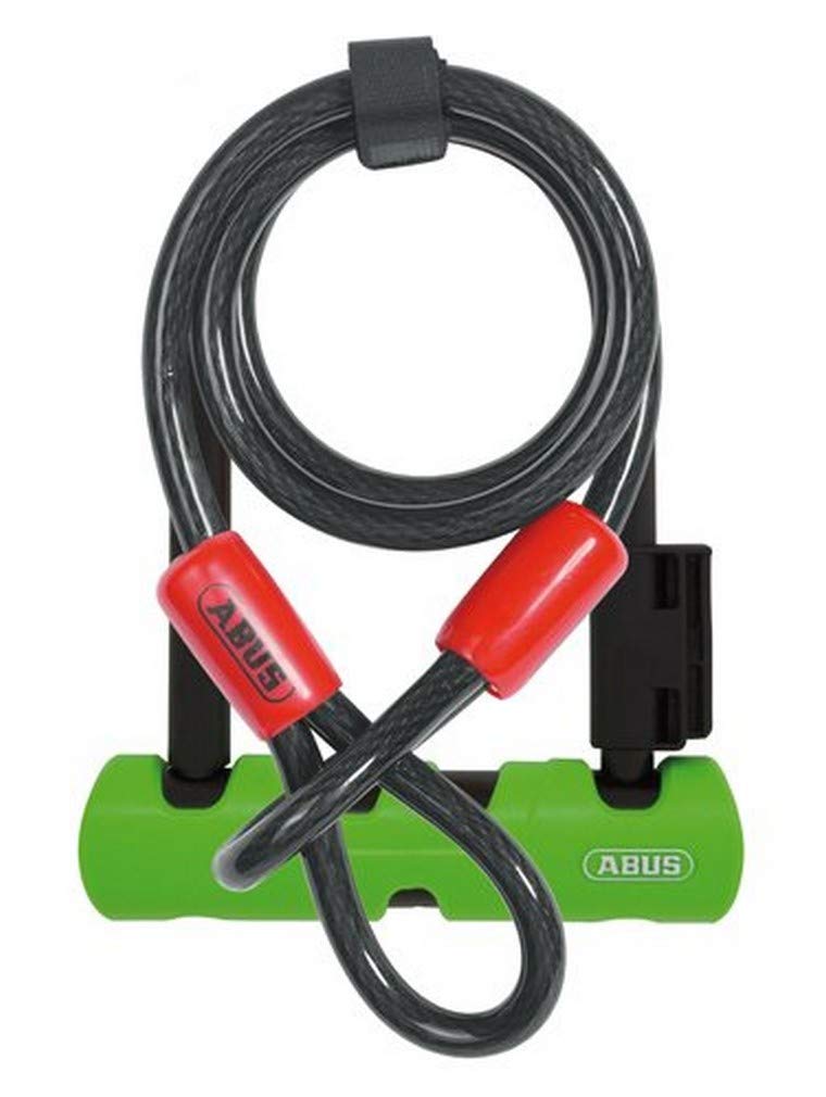 ABUS Ultra 410 U-lock + SH34 bracket + Cobra 10/120 security cable - Bicycle lock with round shackle - security level 8