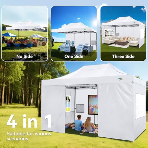 COBIZI 10x15 Heavy Duty Pop Up Canopy Tent Review: Commercial-Grade Shelter with Sidewalls image 27