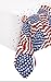 USA Flag Rectangular Plastic Table Cover - 54