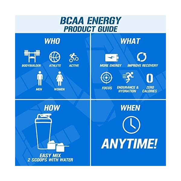 Evlution-Nutrition-BCAA-Energy-High-Performance-Amino-Acid-Supplement-for-Anytime-Energy-Muscle-Building-Recovery-and-Endurance-Pre-Workout-Post-Workout-30-Servings-Acai-Berry Evlution Nutrition BCAA Energy - High Performance Amino Acid Supplement for Anytime Energy, Muscle Building, Recovery and Endurance, Pre Workout, Post Workout (30 Servings, Acai Berry)
