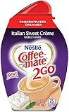 Coffee-mate 2Go Italian Sweet Creme Concentrated Liquid Coffee Creamer, 3 Ounce