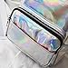 Tinksky Chic Holographic Backpack Cute Hologram School Shoulder Bag Satchel for Girls - gift for friends(Grey)