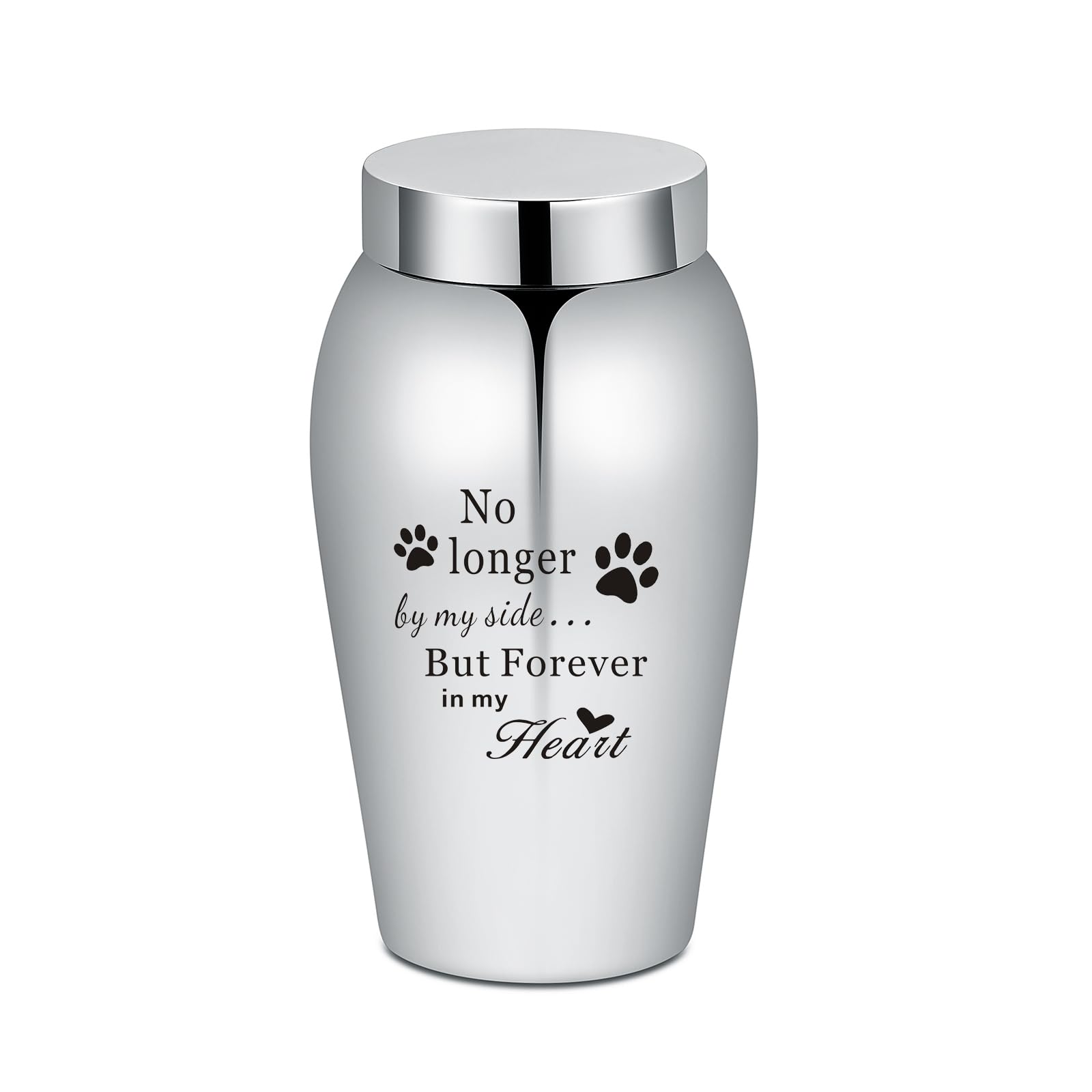 Small Urns for Human Ashes Angel Wings Cremation Urns for Ashes Stainless Steel Urns Funeral Memorial Keepsake for Women Men Ashes Holder (Nolonger, 4.25 * 7.48inch)