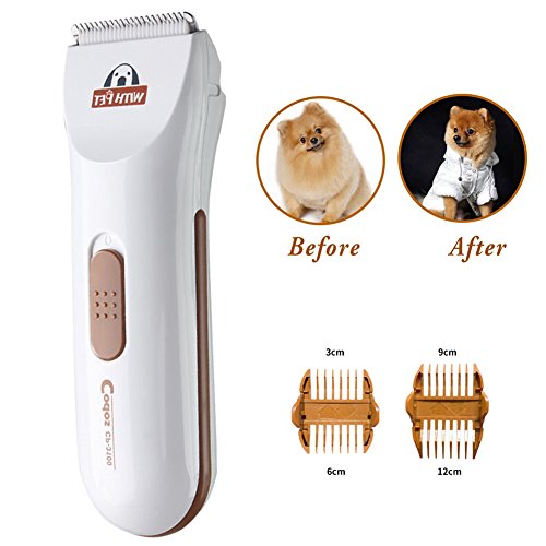 Thosdt Professional Dog Clippers,Low Noise Cordless Pet Hair Trimmer Shaver Fur Remover Cat Dog Grooming Clipper Ceramic Cutter Shaving Haircut Machine