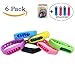 Mosquito Repellent Bracelets, ZALALOVA 6-Packs Natural Deet Free Insect Travel Repellent Wristband Bangle for Kids & Adults Outdoor & Indoor, Barbeque Grilling Against Bugs, Pests with Free replacemnt