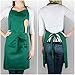 DII Everyday Basic Kitchen Collection, Chef Apron, Dark Green