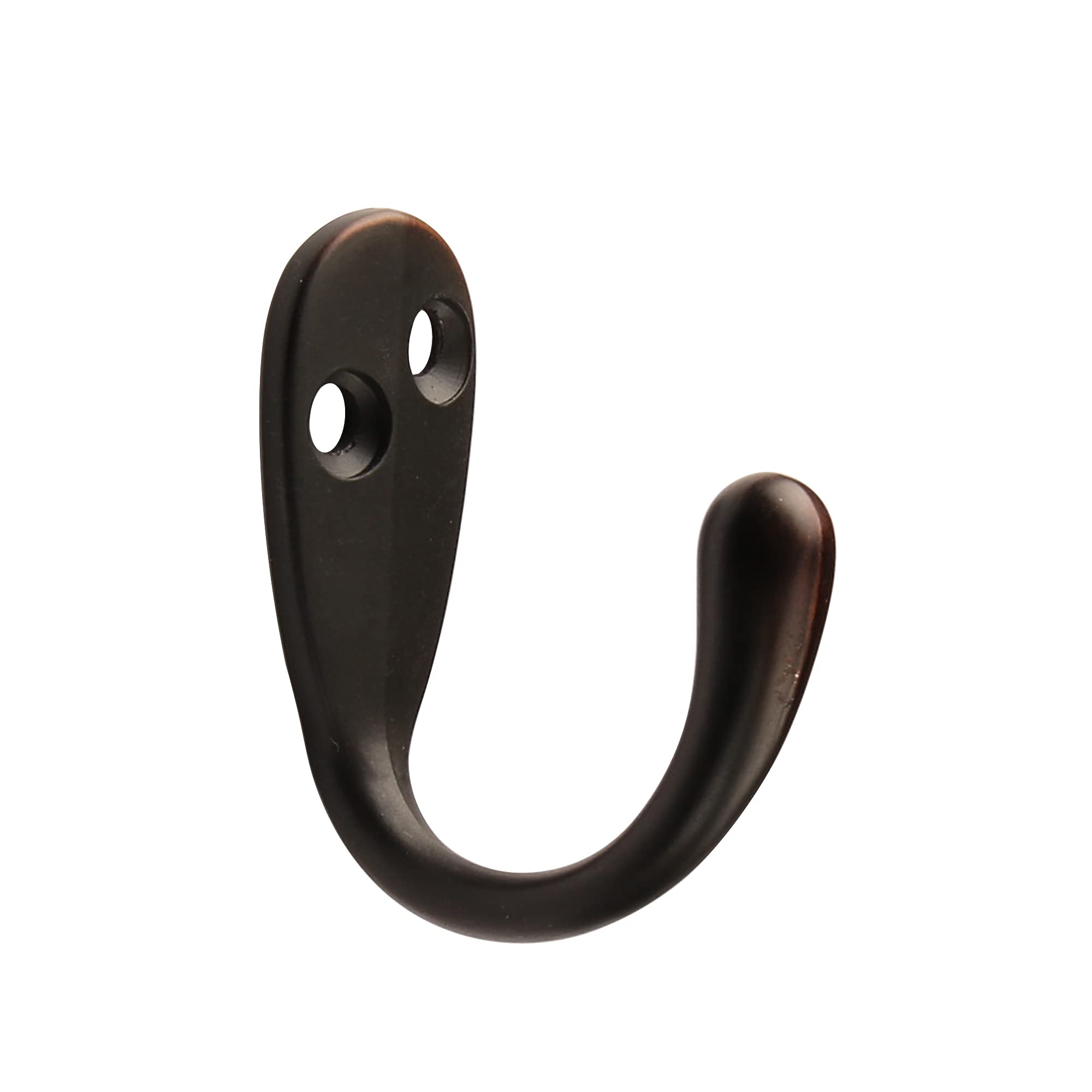 HASWARE 6 PCS Coat Hook, Wall Mounted Hooks Coat Hooks Robe Hooks Hangers Heavy Duty with 12 Pieces Screws for Bedroom Bathroom Kitchen Door Wall (Oil-Rubbed)