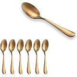 Set Di 6 Cucchiaini Da Tè, Cucchiaini Da Caffè in Acciaio Inox