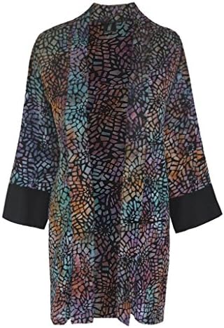 PLUS SIZE Cardigan | Handmade Kimono Style | Women Tunic Jacket, One Size 1x-3x