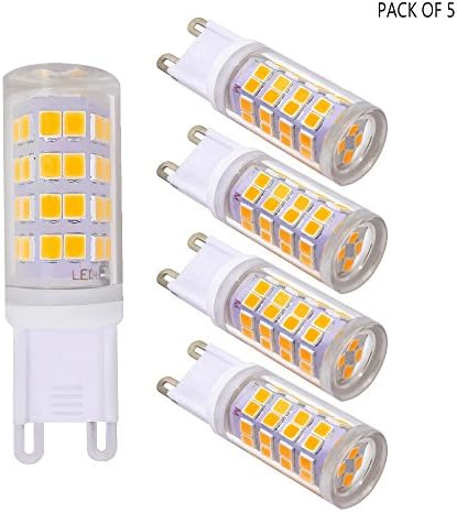 KLG G9 2835SMD 52LED 3000K Warm white 110V 5W Crystal Bulb Lamps 5pcs