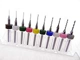 10 pack .10mm to 1.0mm Micro Drill Bits