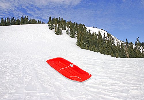 Sub Zero 35" Toboggan Snow Sled (Red)