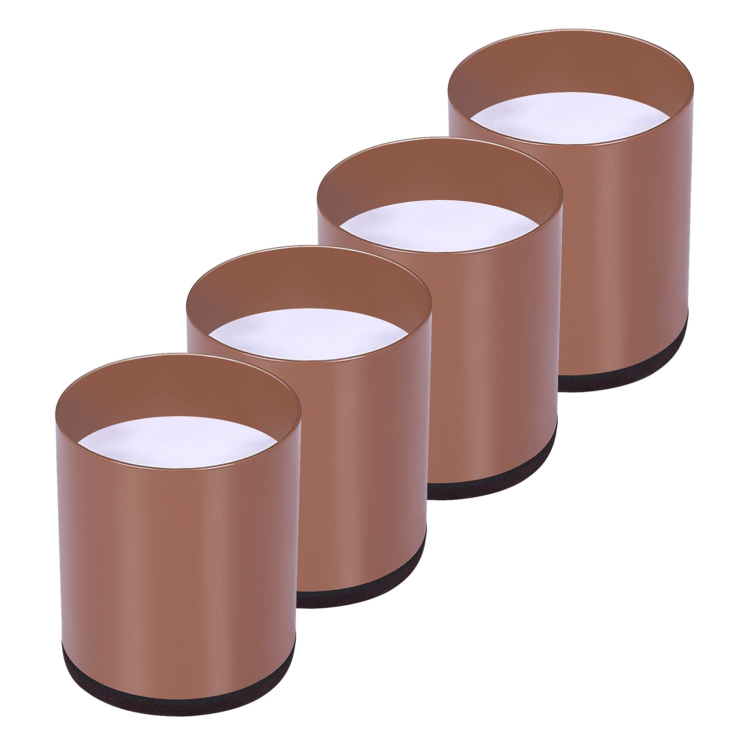 RCHYFEED Furniture Risers 2 inches Metal, 4 Pack Bed Riser Heavy Duty Carbon Steel Adds 2 inch Height to Furniture Leg Saving Space, Sofa Chair Table Risers with Edge Guard Lifts, Supports 10000 lbs