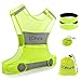 Econetik Reflective Running Vest High Visibility Adjustable Waist & Armbands Safety Gear Perfect for Cycling Jogging Dog Walking Motorcycling Hitchhiking Lightweight for Men Women & Kids
