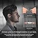 Acekool Bluetooth Headphones, Wireless Magnet Attraction In-Ear Earbuds Earphones Headset with Mic Microphone for Exercise (Cool Black)