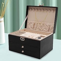 Eapmic 3 layer Eyeglass Sunglass Storage Watch Box