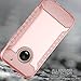 Moto G5 Plus Case,Moto G5 Plus Case Rose Gold,SLMY[Shock Absorption]Slim Fit Heavy Duty Drop Protection Hybrid Armor Defender Protective Case Cover for Motorola Moto G Plus (5th Generation)-Rose Gold