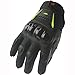 X4 Street Bike Full Finger Motorcycle Gloves 09 (Med, black/green)