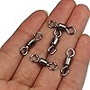SHELURE-Rolling-Barrel-Swivels-For-Fishing-162LB-to-1323LB-Pack-of-100