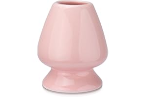 EAGSONWAY Matcha Tea Whisk Holder, 70mm Chasen Stand, Matcha Whisk Stand Ceramic Holder Chasen Stand fit for Traditional Japanese Tea Matcha Chasen Tea Set Accessories (pink)