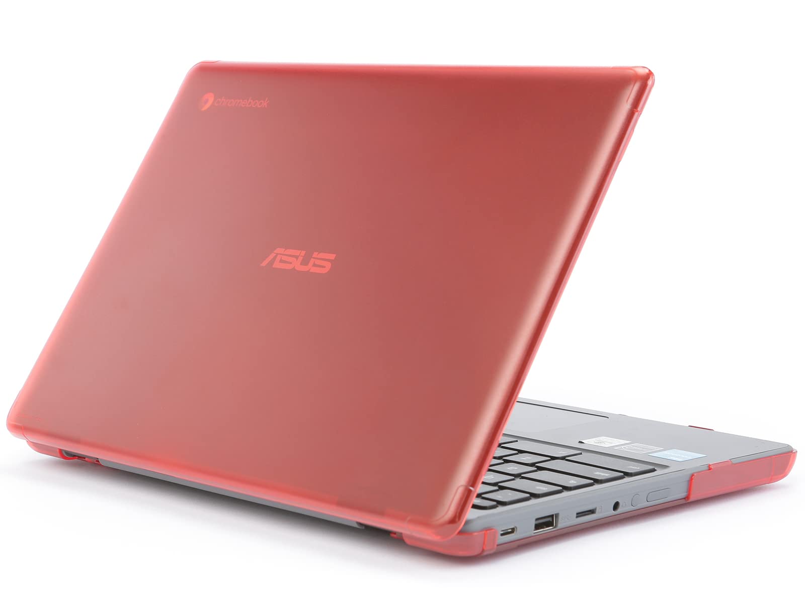 mCover Case Compatible for 2022~2023 11.6" ASUS Chromebook CR1 (CR1100CA or CR1100FA) Series Laptop Computers ONLY (NOT Fitting Any Other ASUS Models) (Red)