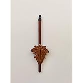 Cuckoo Clock Pendulum 2.5" Maple Leaf Style NEW Brown 7 1/2" Length