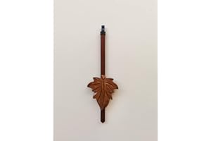 ZHUXINLI Cuckoo Clock Pendulum 2.5" Maple Leaf Style New Brown 7 1/2" Length