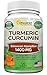 Pure Turmeric Curcumin 1400mg Supplement - 120 Tablets - 100% Natural Tumeric Root Powder & Black Pepper Extract Formula, Joint Pain Support Veggie Pills, Anti-Inflammatory Antioxidant