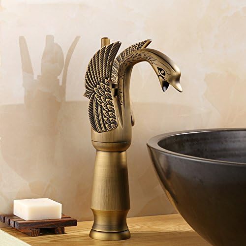 iFaucet Antique Brass Bathroom Sink Faucet Centerset Widespread Vessel Faucet Modern Single Handle Single Hole Faucets Sprayer Lavatory Faucets Unique Designer Plumbing Fixtures Tub Shower Mixer Taps Supply Lines