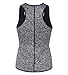 ANGOOL Women Sauna Sweat Vest Neoprene Waist Trainer Workout Slimming Vest for Weight Loss with Adjustable Waist Trimmer Belt