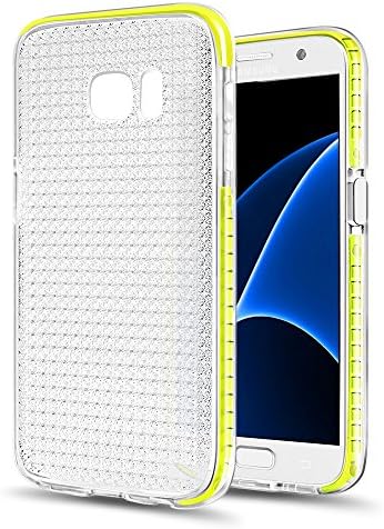 Galaxy S7 Case,Hallsen [Snow Grain with Temperd Glass Screen Protector] Crystal Bling Shinning Glitter Flexible Gel Soft TPU Rubber Bumper Back Cover Case for Samsung Galaxy S7 - Crystal Green