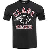 Pro Standard Mens Clark Atlanta University Classic Chenille Short Sleeve Tee Black M