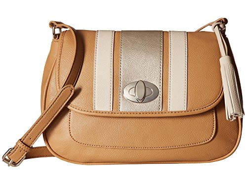 Nine west women s all casual dark camel/shimmer silver/…