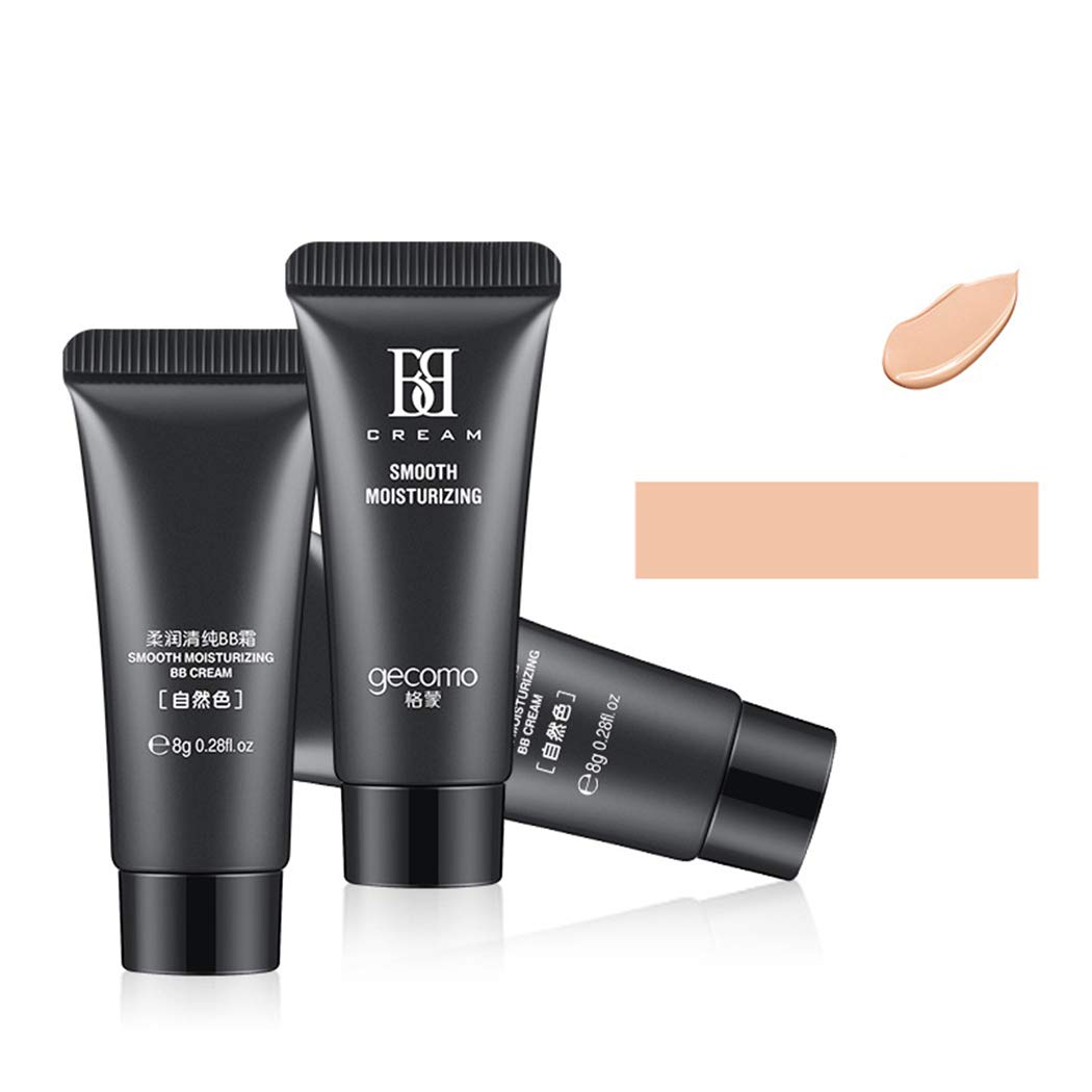 IEnkidu Moisturizing BB Cream Concealer Isolation Liquid Foundation (Nude)
