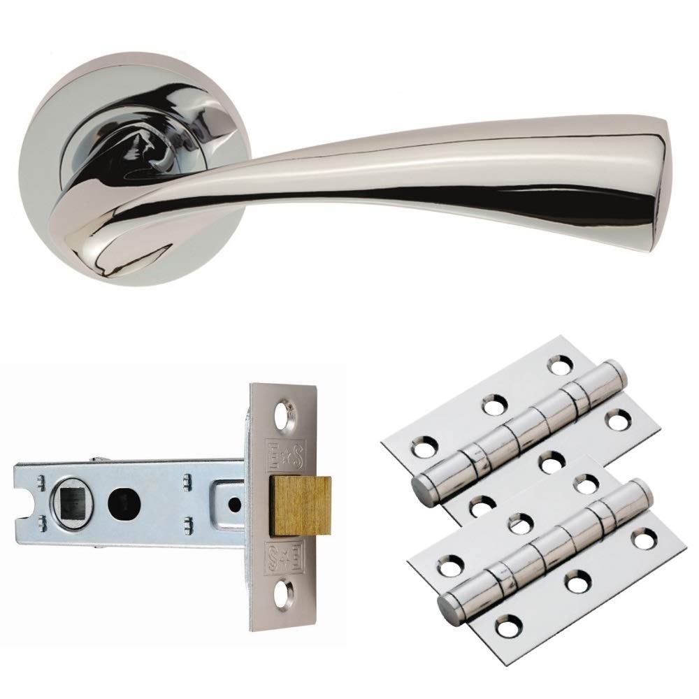 Carlisle Brass GK007CP/INTB Sintra Latch Pack, Polished Chrome
