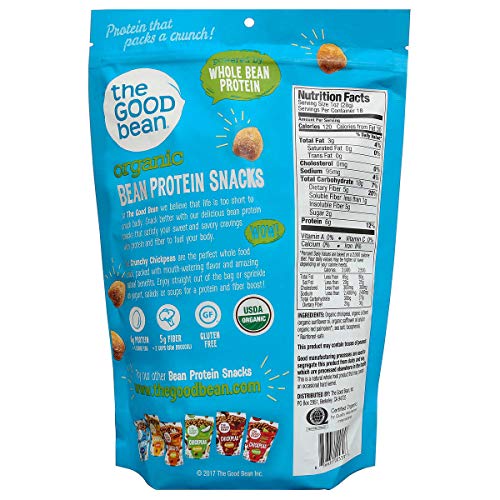 The Good Bean Sea Salt Flavor Crispy Crunchy Chickpeas, 18 Ounce