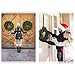 LBSUN Wreath Hanger, Adjustable Over The Door Wreath Hanger Wreath Holder Wreath Hook for Door Christmas (Nickel,20 lbs)