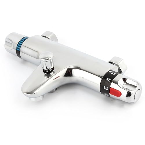 Ultra Thermostatic Bathroom Modern Chrome Bath Shower Mixer Anti Scald