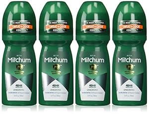 Image of Mitchum Invisible Anti-Perspirant & Deodorant Roll-On, Unscented 3.4 oz (Pack of 4)