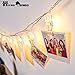 Homo Trends Photo Clips Led 40 Pack with String Rope free as a Gift | Led Art clips Best for Photos, Cards, Memos, Art Work & Birthday Parties by