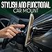 Magnetic Air Vent Car Mount - For any Smartphone (iPhone X, Android Cell Phone, GPS) | Stylish One-Hand & One-Sec Holder, +100 to Safeness & Comfort