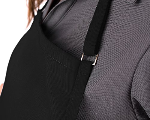 3 Black+Adjustable+Bib+Apron+Pocket